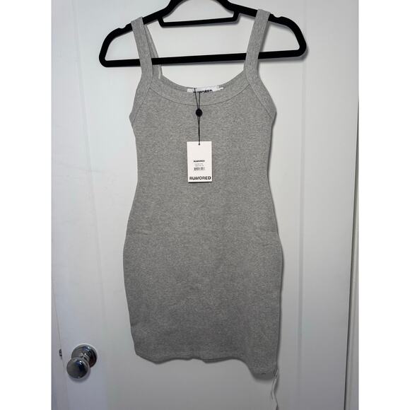 RUMORED Core Mini Dress Heather Grey NWT - Picture 5 of 5